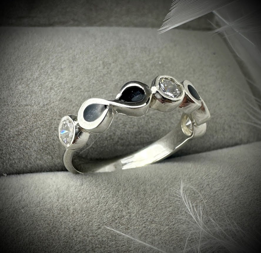 Together Forever Infinity .925 Silver  Ring
