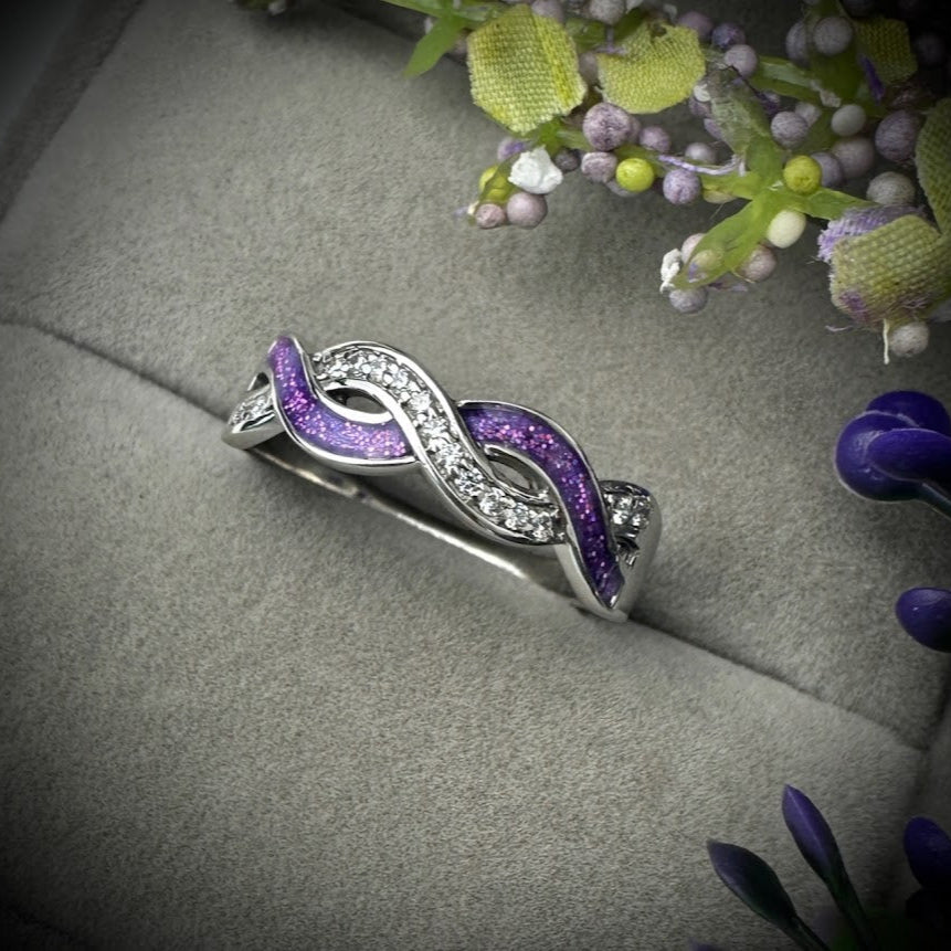 Entwined Love .925 Silver Ring