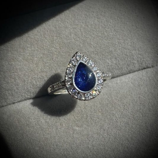 CZ Teardrop Ring