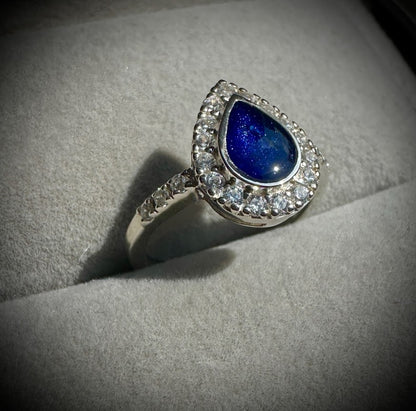 CZ Teardrop Ring