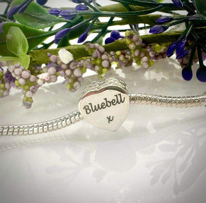 CZ Heart Bracelet Charm