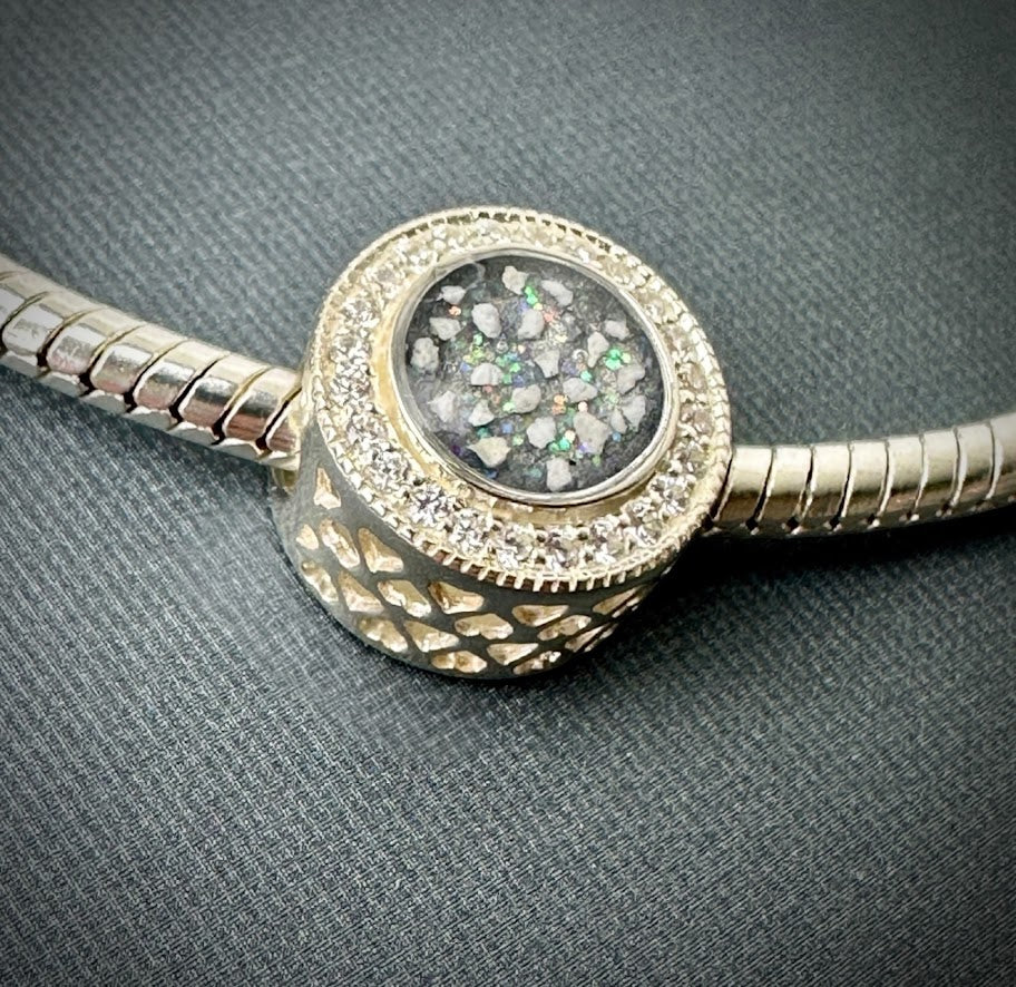 CZ Round Bracelet Charm