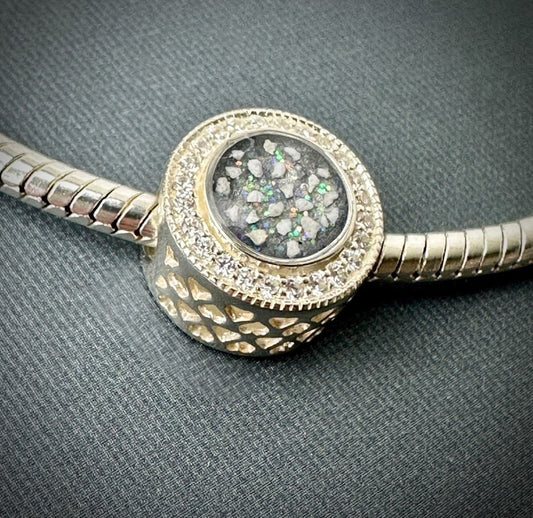 CZ Round Bracelet Charm