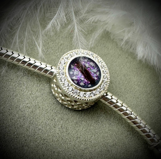 CZ Round Bracelet Charm