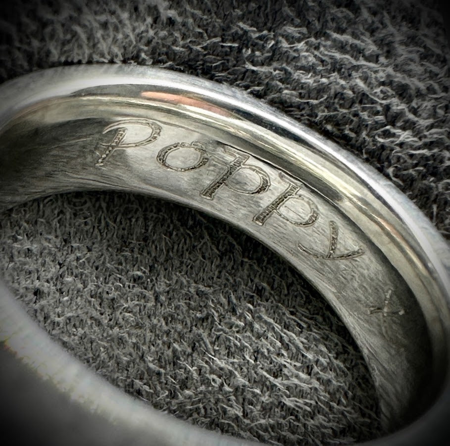6mm Silver Band Ring