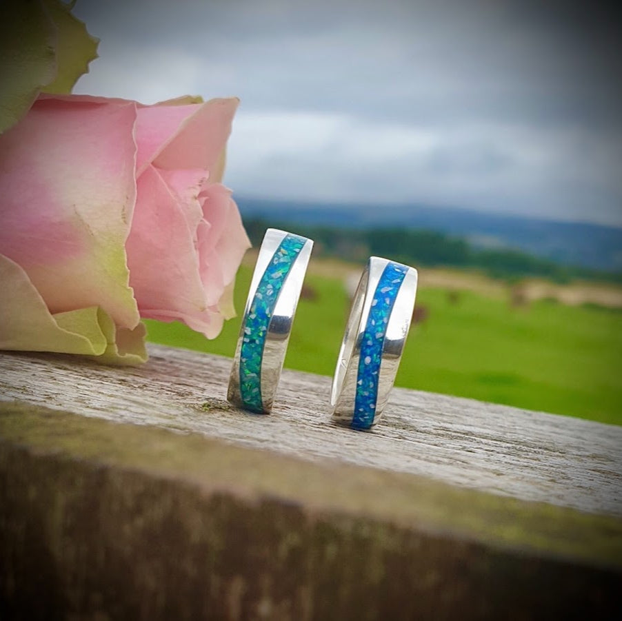 6mm Silver Wave Band Ring
