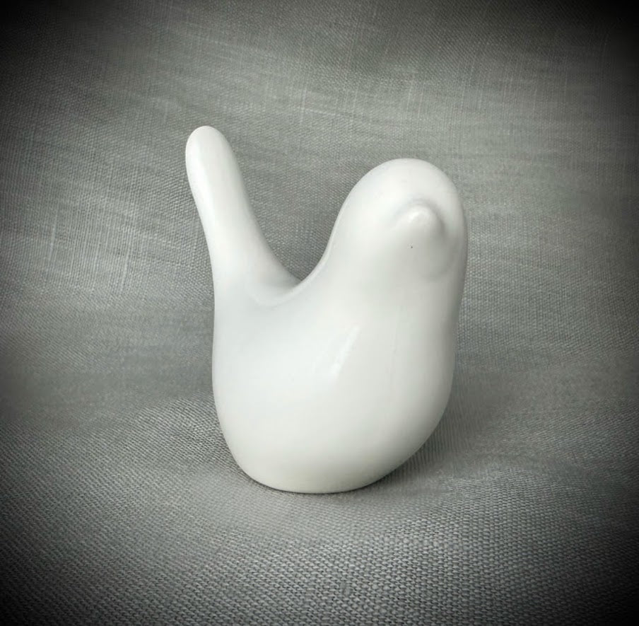 Ceramic memorial Ashes / hair Dove