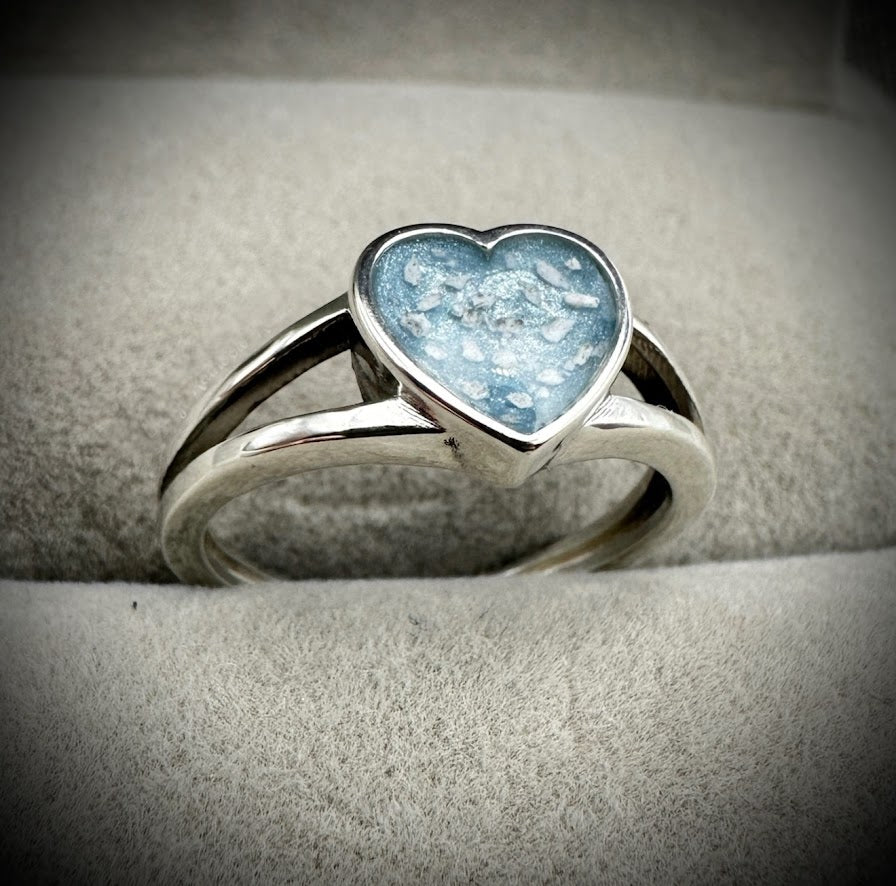 Double Band Heart Ring