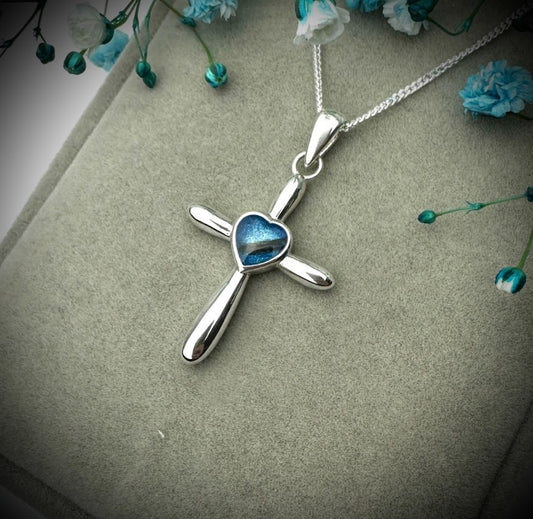Heart Cross Pendant