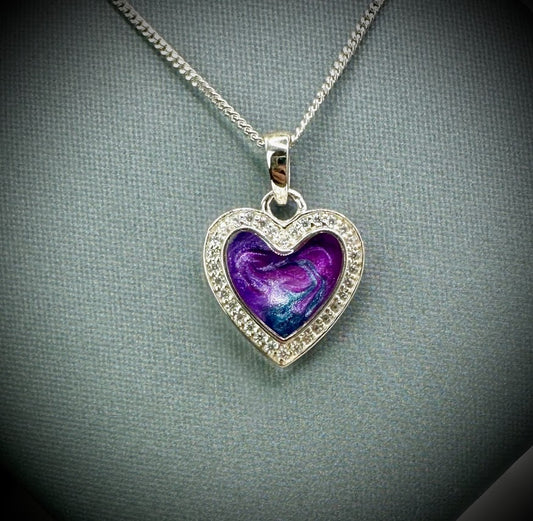 CZ My Heart Pendant