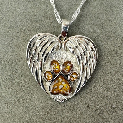 My Guardian Angel Paw Pendant