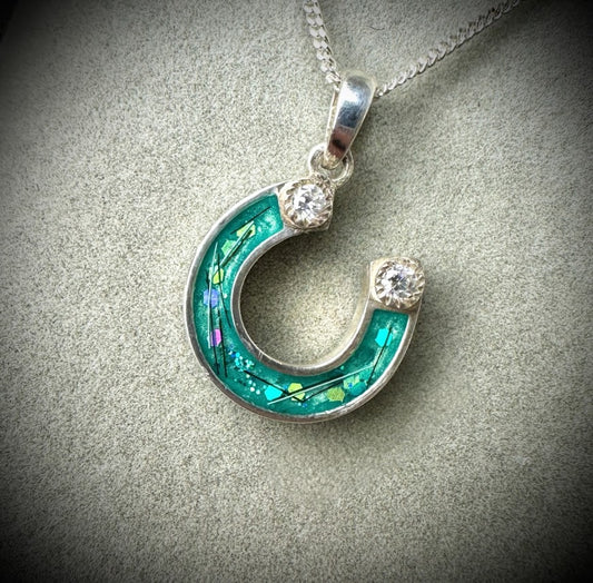 Hanging Horseshoe Pendant