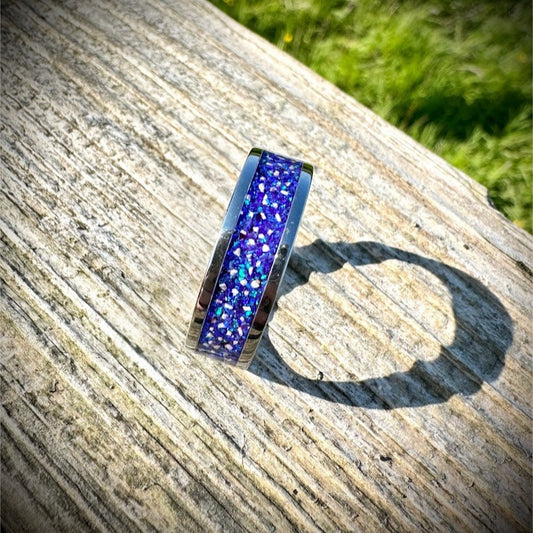 8mm Stainless Steel Band Ring