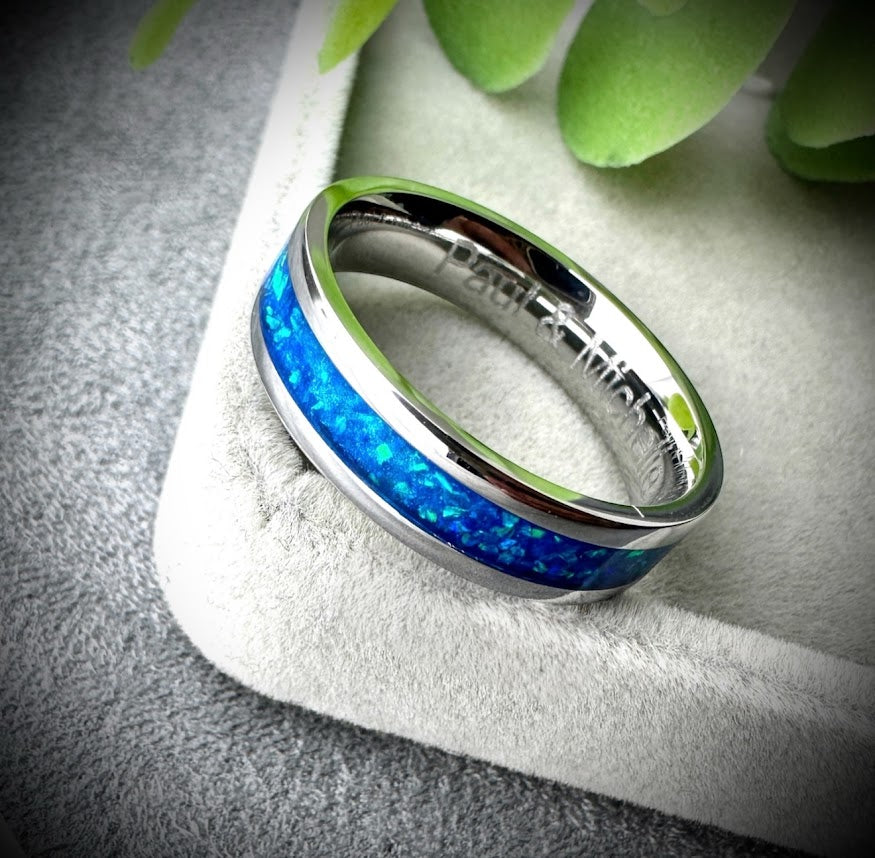 6mm Stainless Steel Band Ring