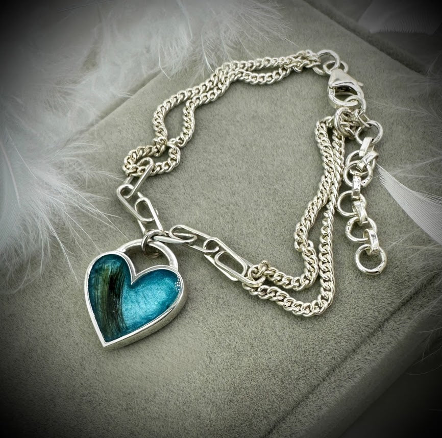 Linked to my Heart adjustable Bracelet