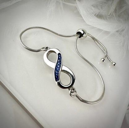 Infinity Adjustable Slider Bracelet