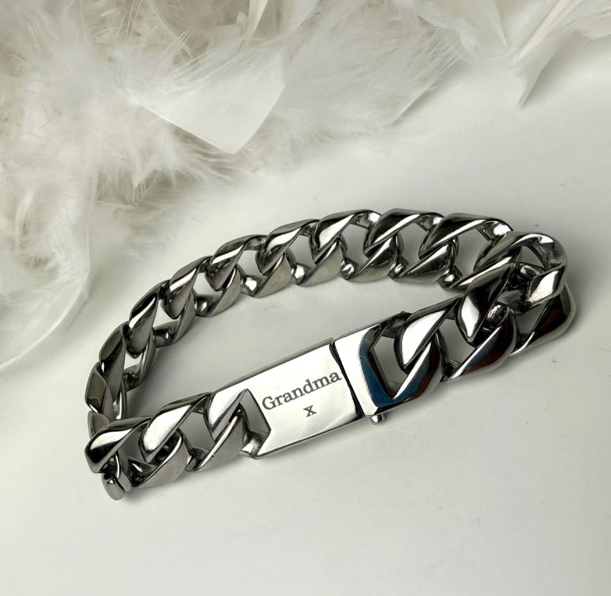 Large Link Self Fill Urn Bracelet