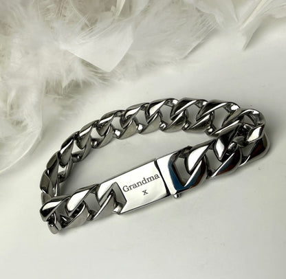 Large Link Self Fill Urn Bracelet