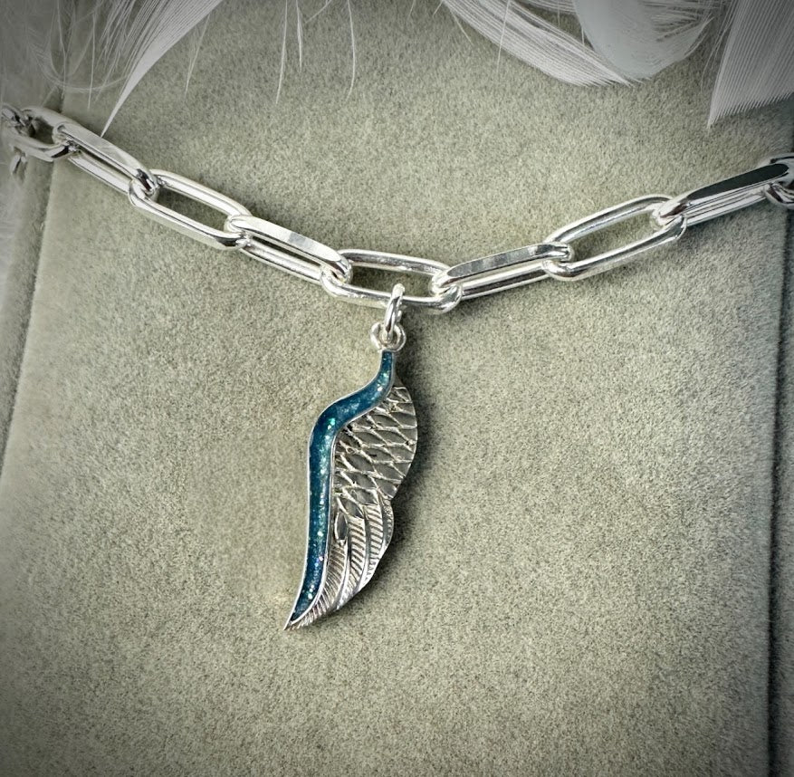 Angel Wing Bracelet - Choice of Chain
