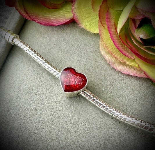 Simple Heart Bracelet Charm