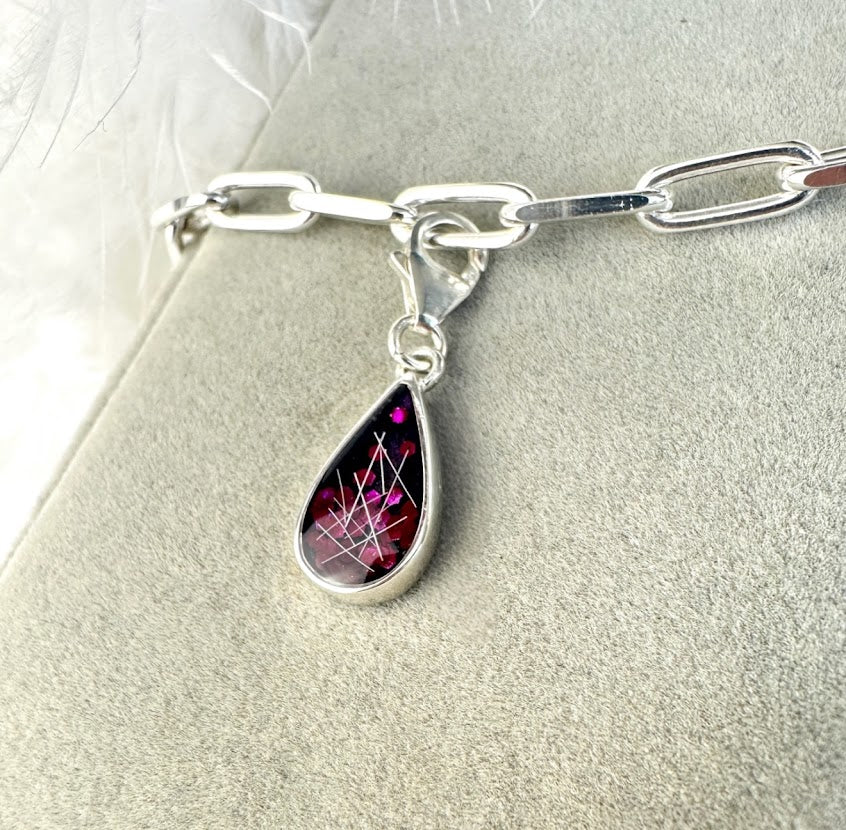 Clip On Teardrop Bracelet Charm