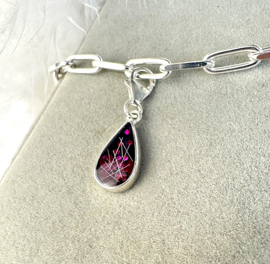Clip On Teardrop Bracelet Charm