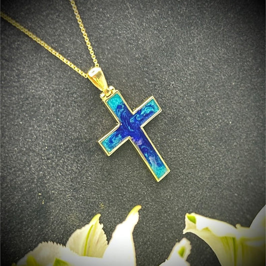 9ct Yellow Gold Cross Pendant
