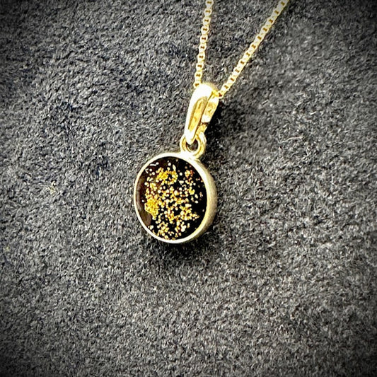 9ct Yellow Gold Round Pendant