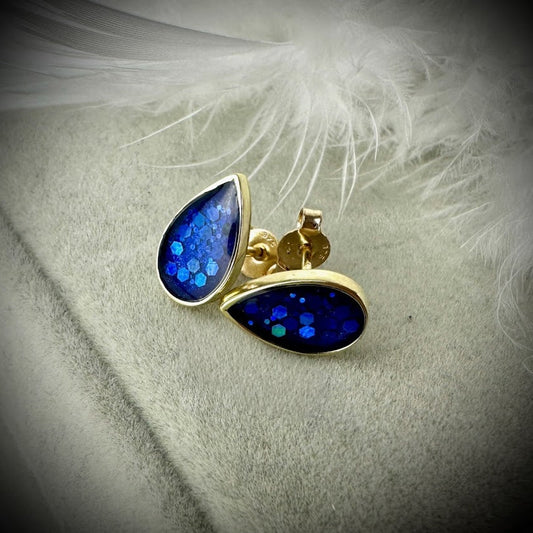 9ct Yellow Gold Teardrop Earrings