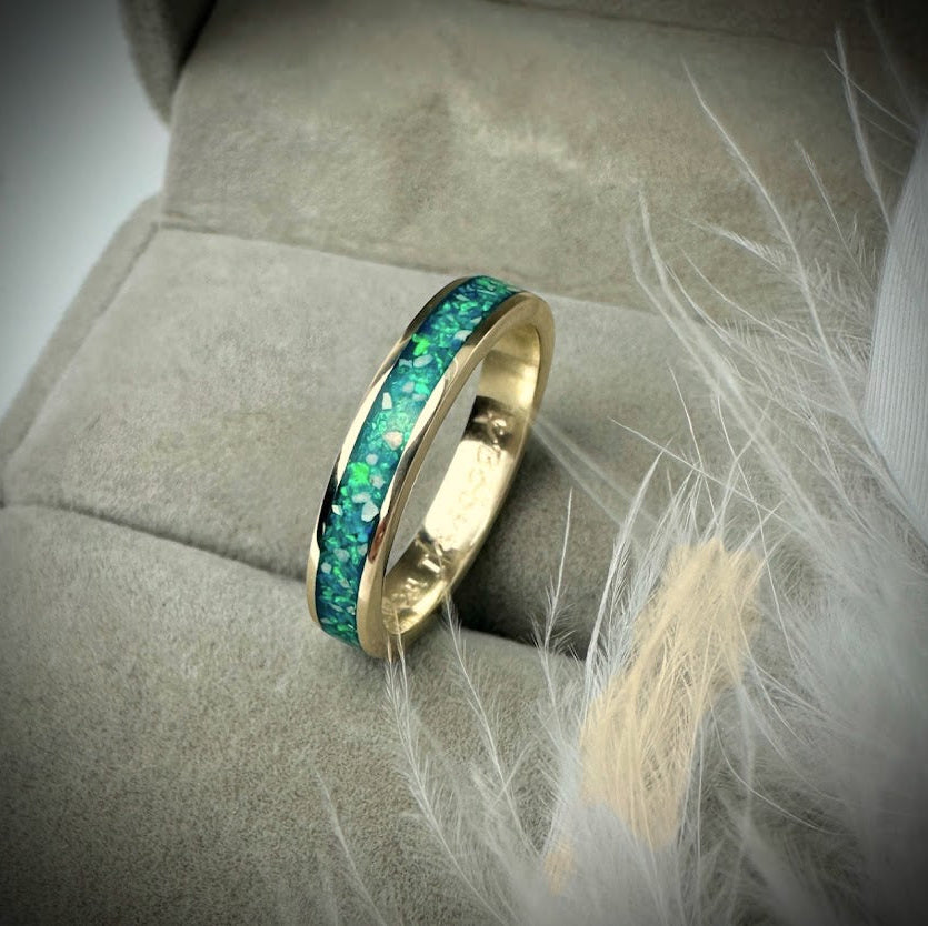 4mm 9ct Yellow Gold Band Ring
