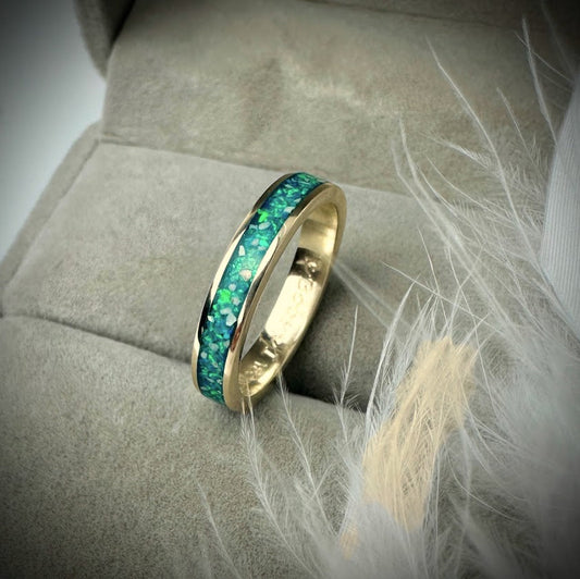 4mm 9ct Yellow Gold Band Ring