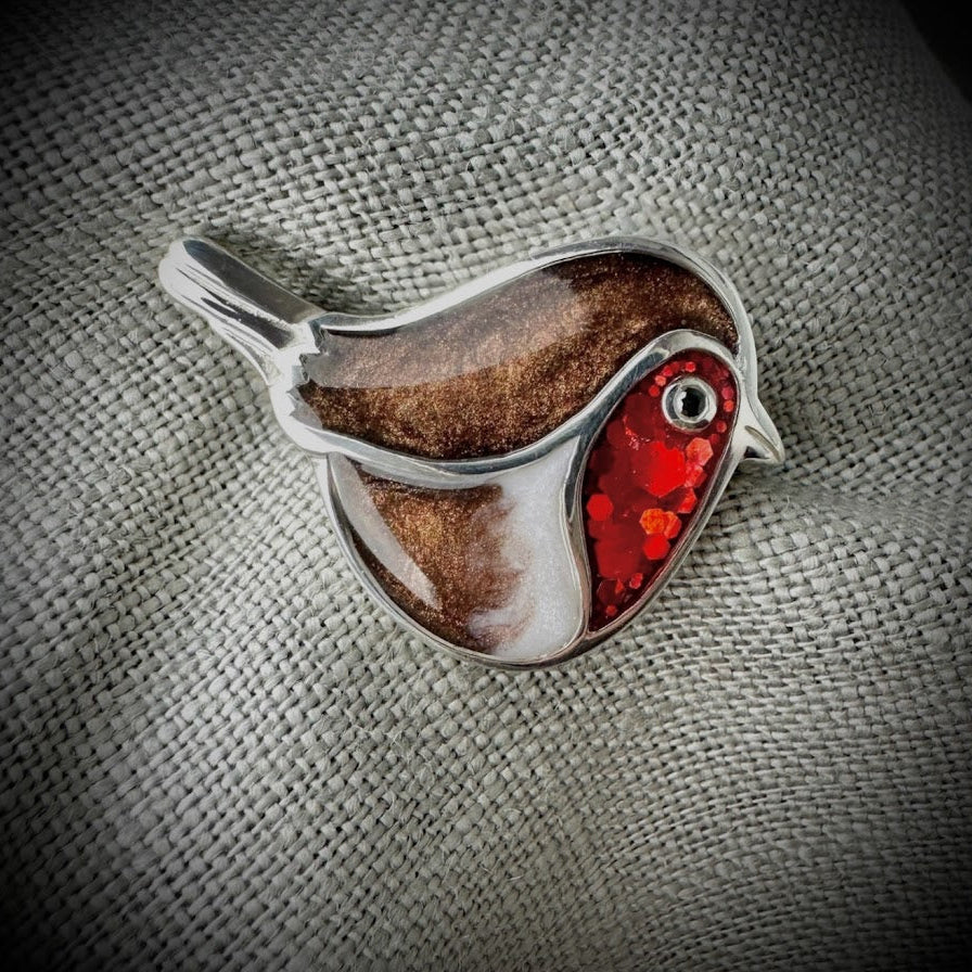 Robin Brooch