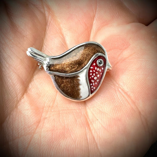 Robin Brooch