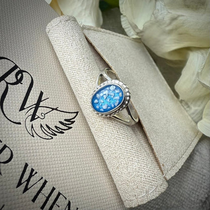 Rope Edged Oval Ring