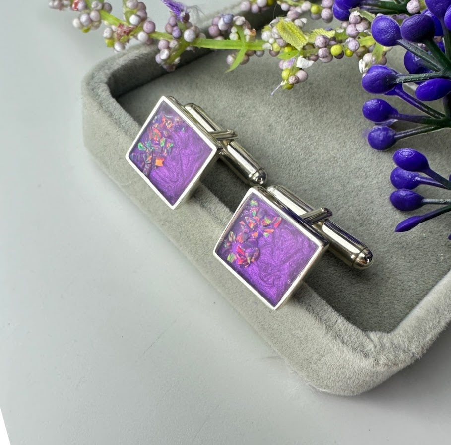 Square .925 Silver Cufflinks