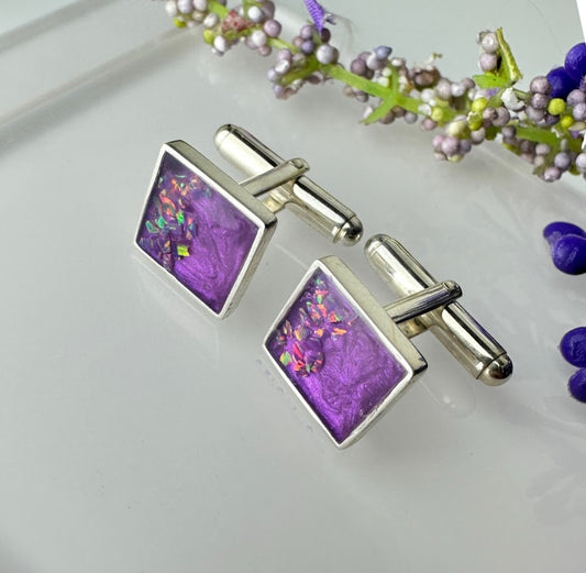Square .925 Silver Cufflinks