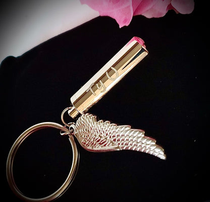 Self Filll winged Urn Keyring