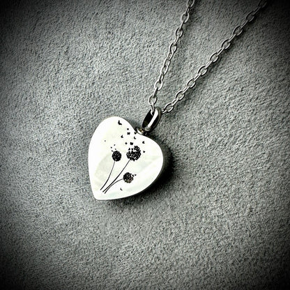 Self Fill Dandelion Urn Pendant