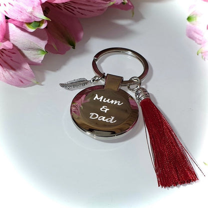 Engraved keyring