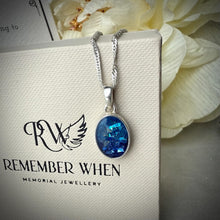Sterling Silver Oval Pendant