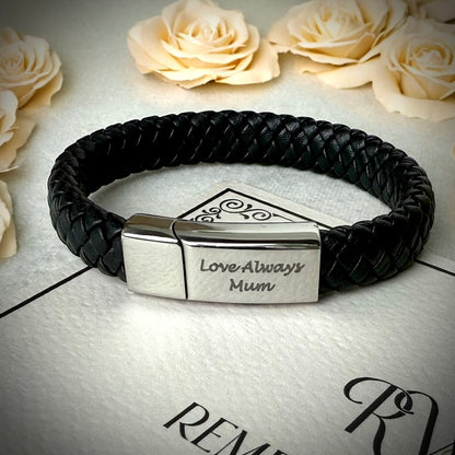 Braided Self Fill Urn Bracelet