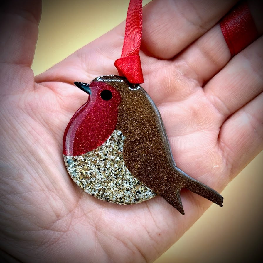 Small Robin Memorial Decoration