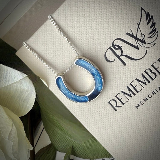 Floating Horseshoe Pendant