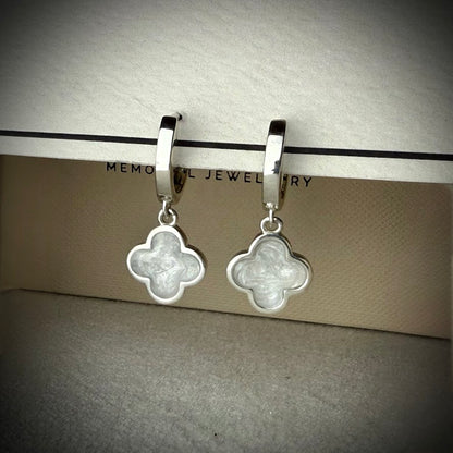 The Classic Clover Huggies Earrings