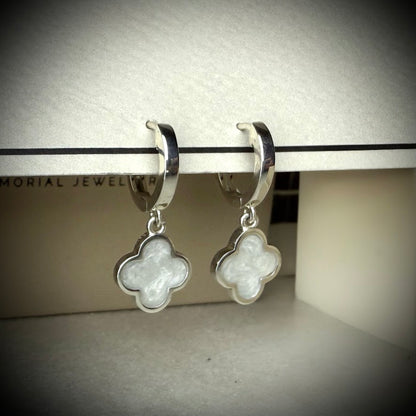 The Classic Clover Huggies Earrings