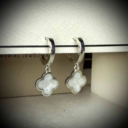 The Classic Clover Huggies Earrings
