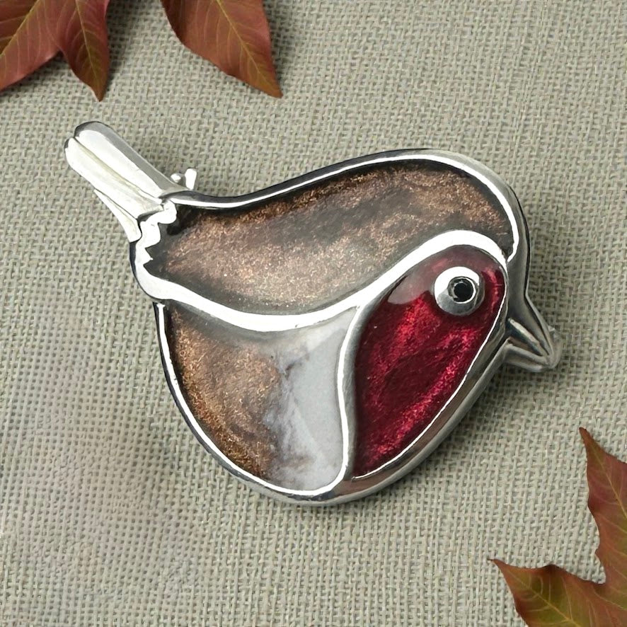 Robin Brooch