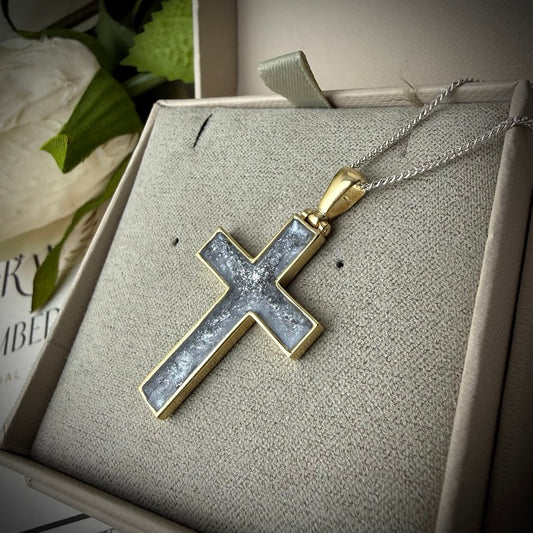 9ct Yellow Gold Cross Pendant