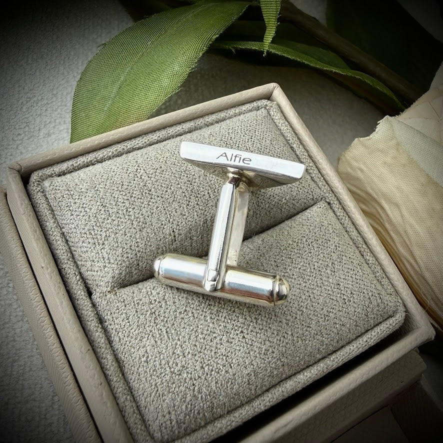 Rectangle.925 Silver Cufflinks