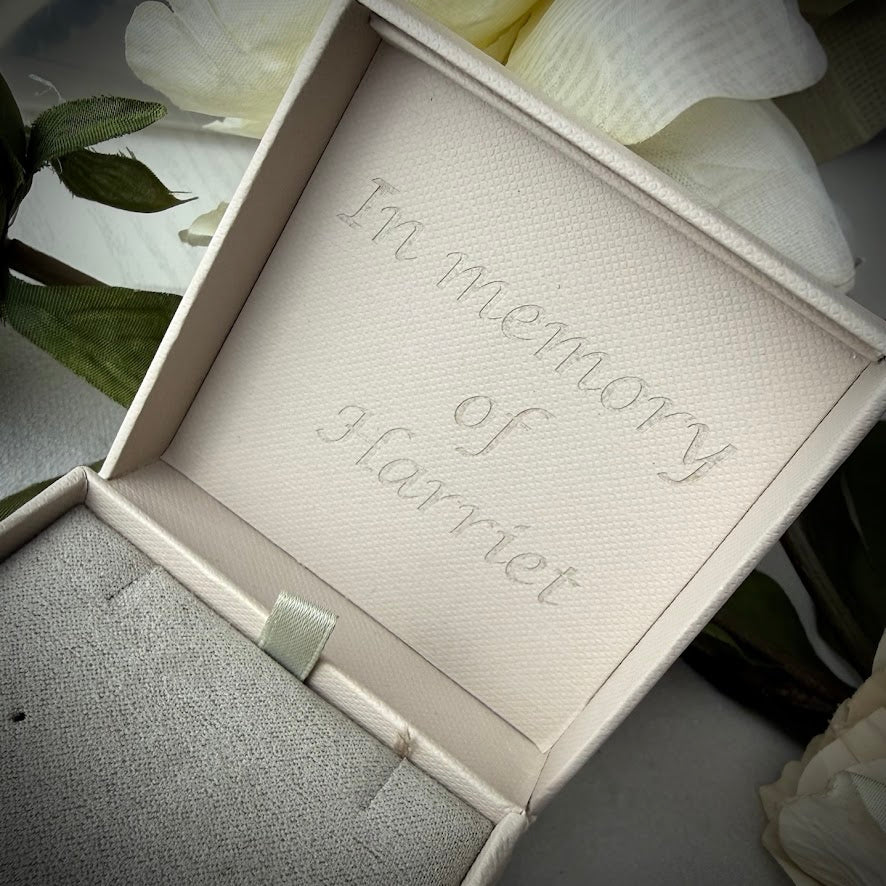 Personal Gift Box Lid Engraving